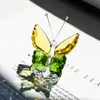 Espejo Cruzado Amazon Mariposa de Cristal Bola de Cristal Adornos Animales Pequeños Creativos Decoración de Coche Manualidades Regalos Navideños
