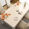 Mantel de dibujos animados impermeable, a prueba de aceite, resistente al calor, lavable, tapete de mesa de café de PVC, protector de escritorio de alta gama de lujo ligero