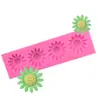 Nova fábrica direta DIY4 mesmo girassol girassol silicone molde bolo de açúcar bolo de cozimento molde atacado