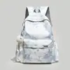 Mochilas para Alunas do Ensino Médio, Alunos do Ensino Fundamental II, Mochilas Personalizadas Estilo Coreano Tie-Dye, Mochilas Casuais Simples de Grande Capacidade para Alunos do Ensino Fundamental
