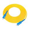 Cabo de conexão de fibra óptica SC-SC de cabelo liso de fábrica quadrado para quadrado, núcleo único, SC, cabo de conexão de fibra óptica pigtail residencial, grau de telecomunicações
