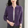 Cárdigan Corto de Punto para Mujer 2026 Primavera y Otoño con Cierre de Botones, Ropa Exterior de Moda y Elegante para un Look Juvenil