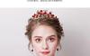 Adornos de novia, corona de fénix, tocado, traje antiguo, conjunto de joyería de boda, corona para la cabeza, corona para el cabello, accesorios de corona, nuevo estilo