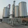 Painéis corrugados galvanizados feitos sob medida da fábrica de origem para equipamentos de armazenamento de grãos, silos de aço para milho com descarga automática para fazendas