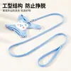 Correa de gato de dibujos animados, cuerda ajustable para pasear gatos, arnés lindo para gatos para uso en exteriores, diseñado para no constreñir el cuello