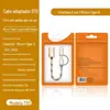 Conversor Otg Dois-Em-Um Adaptador USB para Tipo-C para Conectar Celulares e Computadores a Pen Drives USB, Cabo Adaptador Multi-Interface