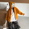 Sudadera con cremallera y capucha para niña con pedrería, Nuevo estilo Otoño 2026, Ropa de otoño de moda para niños, Sudadera con capucha y cremallera para niñas, Primavera y Otoño