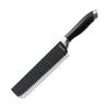 Cuchillo de cocina doméstico de corte súper rápido y afilado, cuchillo antiadherente, acero inoxidable, chef, sin afilar, para cortar verduras, cortar carne, cuchillo de hoja negra, cuchillo para fruta