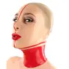 Capucha de Látex Máscara de Goma Hecha a Mano Transparente Ojos Nariz Boca Abiertos Sexy Disfraz Cosplay de Halloween para Hombres y Mujeres