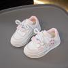 Zapatos de Niña Tenis para Niños 2025 Nuevo Primavera y Otoño Casual Versátil Zapatos Deportivos Suela Suave Zapatos Blancos de Princesa para Niñas