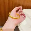Loja de Ouro Mesmo Estilo Sutra do Coração Lótus Pulseira Ouro de Areia Imitação Ouro Puro Sólido Ouro Antigo Ouro de Herança Pulseira de Ouro Fashionável Versátil