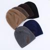 Gorro para Hombre Invierno Forrado de Polar Grueso Lana Tejida Invierno Ciclismo Protección para Orejas Resistente al Frío Gorra a Prueba de Viento Exterior Impermeable a la Humedad