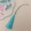Colgante de Borla de Flor de Nueva Aleación Guanshan Yue 12CM Espiga Abanico Tuan Joyería Hanfu Joyería de Saquito Cheongsam