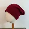 Gorro de Lã Folgado Outono Inverno Chapéu Pulôver Versátil Proteção de Orelha Chapéu Quente para Frio Gorro de Cor Sólida para Homens e Mulheres