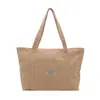 Bolsa de Lona Estilo Ins Tendência Versátil Bolsa de Ombro Grande Capacidade para Livros Aluno Aula Bolsa de Trajeto Bolsa Tote