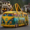 Site Independente Temu Moda Tendência Bolsa Esportiva Transfronteiriça Grande Capacidade Portátil Bolsa Esportiva com Impressão 3D Personalizada