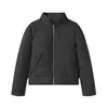 Estilo Europeo Transfronterizo Z 2026 Nueva Moda Elegante Ropa para Mujer Sencilla Cuello Alto Grueso Chaqueta Abrigo de Algodón 8073228