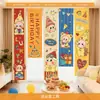 Decoraciones de Cumpleaños Temáticas de la Estrella del Libro Rojo para el Primer Cumpleaños del Bebé, Celebración del Mes Completo, de los Cien Días y Suministros para la Ceremonia del Primer Cumpleaños, Banderines y Decoraciones Colgantes