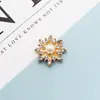 Rinestones de flor de diamantes completos perlas accesorios de joyería Accesorios para el cabello hechos a mano accesorios de aleación diy materiales