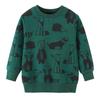 Ropa de otoño e invierno para niños y hombres, marca estilo europeo y americano, suéter de manga larga, top, suéter de felpa de manga larga para niños, ropa para niños