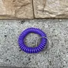 Atacado de Fábrica Anel de Mão de Plástico com Mola Armazenamento Placa de Identificação Chaveiro Telescópico Pulseira de Cordão de Telefone Repelente de Mosquitos