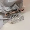 Flequillo Postizo Peine Insertado Acabado de Cabello Roto Pinza de Ácido Acético para el Cabello Peine Invertido para la Parte Posterior de la Cabeza de las Mujeres Accesorios para el Cabello Pinza para el Cabello