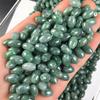 Jade de Myanmar Grado A Perlas de Arroz Verde Aceite Jade Hielo Ceroso Perlas de Arroz Verde Aceite Pulsera de Jade DIY Accesorios para Collares Venta al por Mayor