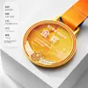 Medalha Criativa de Cristal para Crianças Jogos Escolares Metal Pequeno Listagem Basquete Maratona Corrida Medalha Gravação Lote