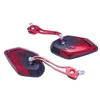 Espejo Retrovisor Universal para Vehículos Eléctricos, Reflector de Llama, Espejo de Marcha Atrás Modificado, Espejo de Marcha Atrás para Scooter, Aleación de Aluminio