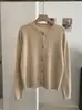 KEKEZOON Cardigan de Punto Trenzado Cuello Redondo Botón de Corazón Otoño Invierno Estilo Coreano Color Sólido Manga Larga Abrigo Suéter 8917