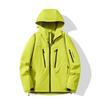 Chaqueta Funcional 3 en 1 para Hombre Estilo Nido de Pájaro para Exteriores, Cortavientos, Impermeable, Ropa de Montañismo con Triple Protección y Logo Termosellado