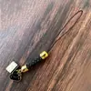 Tapón de puerto de carga de teléfono móvil con anillo de cordón de metal, adecuado para teléfonos móviles con puerto tipo C, accesorio colgante antipérdida enchufe de alimentación