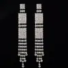Colgante de Moda Transfronterizo Pendientes Largos de Pedrería Nuevo Estilo Lanzado Artesanía Exquisita Pendientes Exagerados E328
