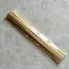 Regalos de Construcción de Equipo DIY de Tejido de Bambú Estilo Chino, Materiales DIY Hechos a Mano por Estudiantes para Tejido de Bambú, Tiras de Bambú de Colores, Color Degradado, Abanico Hecho por Uno Mismo