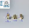 Postes de Cobre para Cableado, Postes de Cableado para Interruptores, Cuadrados de Cobre, Postes de Cableado para Placas de Circuito Impreso, Pines en Forma de Herradura, Cuadrados de Cobre Niquelado