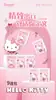 Pañuelos de Papel Estampados Originales Sanrio, Pañuelo de Papel Estampado Natural Sin Aroma, Textura Suave como Nube de Tres Capas, Paquete Pequeño, Portátil para Llevar