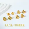 Brincos Femininos de Aço Inoxidável Dourados Borboleta Coração Flor do Amor Formato de Coração Europeus e Americanos Nicho High-End Aço de Titânio Medicinal