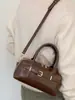 Otoño 2026 Bolso Cruzado de Hombro de Moda y Elegante Bolso de Mano de Alto Valor Bolso Boston Relajado y Único