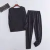 Nuevo Parche Función Terciopelo Ropa Interior Térmica Traje Hombres Ropa Cálida Base Traje Sin Marcas Ropa y Pantalones de Otoño para Hombres