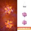 Luces Colgantes Solares LED Personalizadas, Luces de Bola Coloridas Láser, Luces Decorativas para Jardín Exterior, Luces de Paisaje, Luces de Atmósfera con Sensor