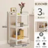 Estantería de almacenamiento simple para uso doméstico, organizador de estudio de pared, estante de exhibición y almacenamiento de piso multicapa ajustable