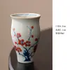 Cinza de Planta Pura Pincelado à Mão Xícara de Chá Kung Fu Xícara de Fragrância Xícara de Reunião de Fragrância Cerâmica Vintage Xícara Individual para Degustação de Chá Xícara de Mestre Chinês