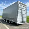 Exportação de Fábrica Eixo Intermediário de 3 Eixos Lona Lateral com Cortina Lateral Trailer Completo Trailer Tandem Lona Impermeável Caminhão Baú Semi-Reboque