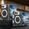 Adequado para capa de telefone Apple Duo, suporte giratório, suporte de carro em PC, adsorção magnética, capa protetora de moldura intermediária para tela dobrável Apple Duo