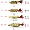 Fábrica de Weihai atacado colher de lantejoulas boca de cavalo escamas de sanguessuga de salgueiro isca dura isca isca falsa isca de pesca