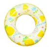 Nuevo Flotador Inflable para Niños de Color Amarillo Piña, Dragón de Leche Verde Pequeño, Flotador de Natación Grueso, Salvavidas Acuático Transfronterizo