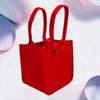 Bolsa de Fieltro Hecha a Medida de Dibujos Animados con Pompones, Bolso de Mano de Fieltro, Bolsa de Regalo, Boda, Primer Cumpleaños, Regalo para Bebé, Bolsa Pequeña