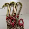 Partes de grúa, Gancho de pipa, Gancho doble de cadena Gancho doble