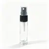 Frasco de vidro para óleos essenciais com rolo de 16 fios, 5ml, 10ml, 15ml, frasco para embalagem de skincare vazio, disponível em estoque