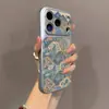 Funda de Teléfono Retro con Temática de Animales Adecuada para iPhone 17 Pro Max, Modelo Nuevo para Apple 16 Pro, Diseño de Nicho para 15 Pro, Textura de Cuero para 14